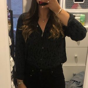 Rails Cheetah Button Down